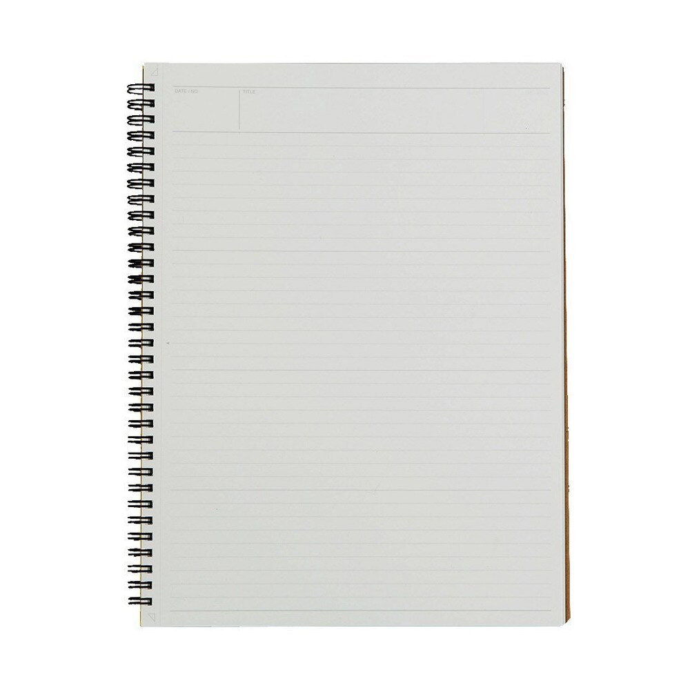 Maruman Mnemosyne Black Ruled Spiral Notebook